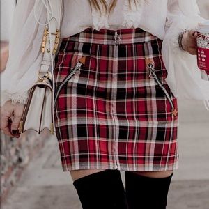 Rag and Bone plaid mini skirt!